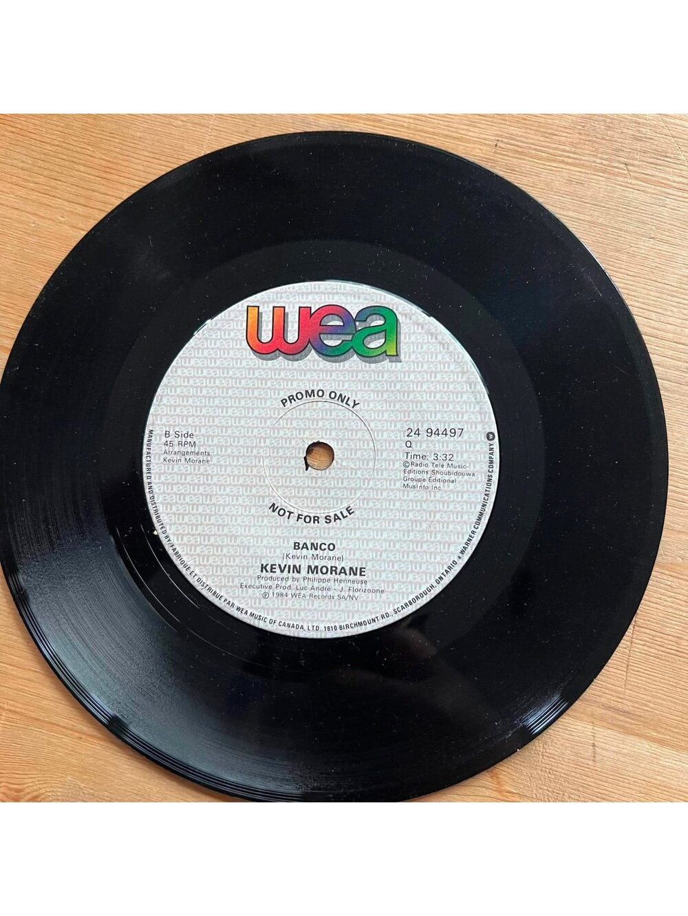 Kevin Morane - Banco/Break Dance 45rpm VG+ R10